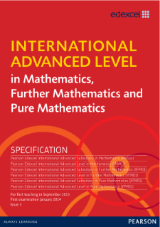 International Advanced Level Mathematics